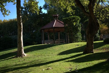 gazebo in the park