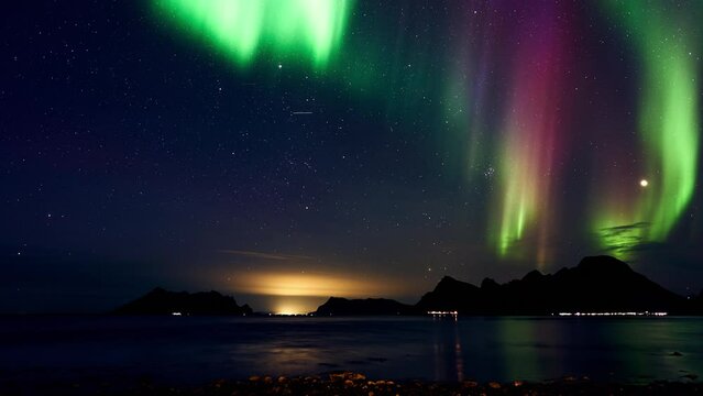 Aurora nighttime palette
