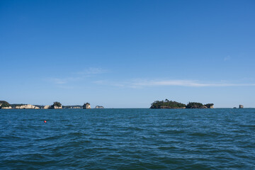 日本の宮城県のとても美しい松島海岸の風景