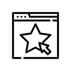 rating line icon