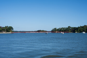 日本の宮城県のとても美しい松島海岸の風景