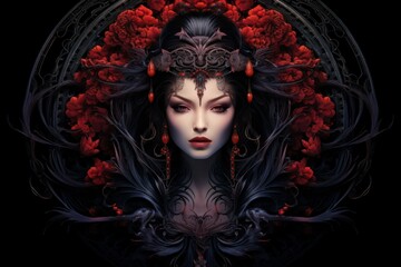 Hauntingly beautiful vampires with eternal allure - Generative AI