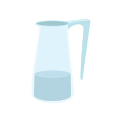 glass teapot tea kettle cartoon. glass teapot tea kettle sign. isolated symbol vector illustration