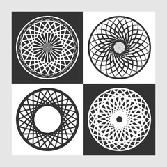 set of round elements