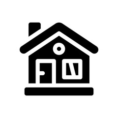 house glyph icon