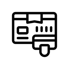 bar code line icon