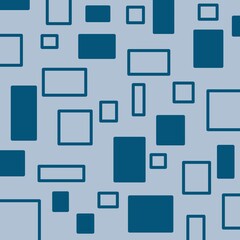 Blue-gray background with rectangles and rectangle outlines