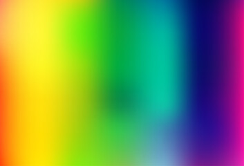 Light Multicolor, Rainbow vector blurred bright background.