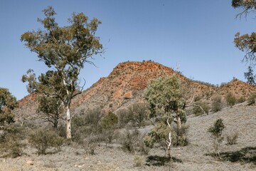 Mountains in the desert