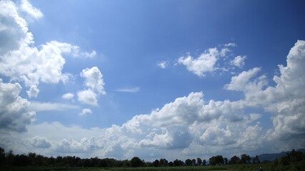 Cloud time lapse nature background