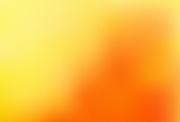 Light Yellow, Orange vector bokeh template.