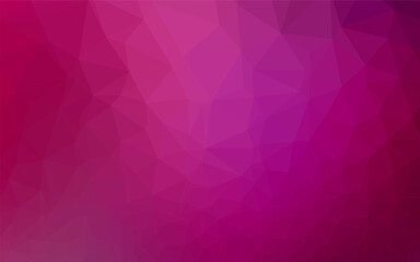 Light Purple vector low poly cover.