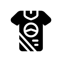 tshirt glyph icon