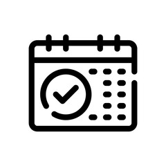 schedule line icon