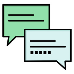 Comment icon symbol vector image. Illustration of the chat social media concept design image