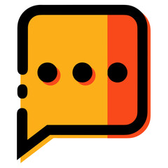 Comment icon symbol vector image. Illustration of the chat social media concept design image
