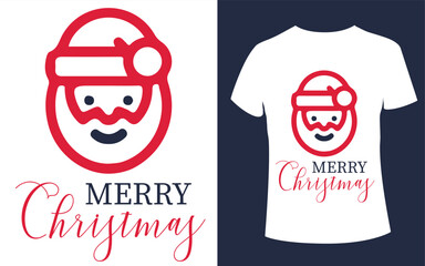 Christmas card with snowman or Merry Christmas t-shirt design with Christmas vector