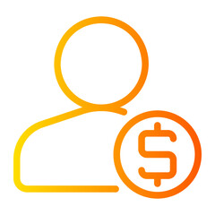 investor gradient icon
