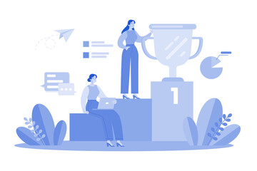 Fototapeta premium Team working together planning success strategy