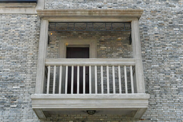 Fototapeta na wymiar Photo of balcony on building exterior