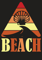 SUMMER BEACH T SHIRT DESIGN