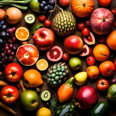 Vegetable background image 