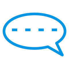 Comment icon symbol vector image. Illustration of the chat social media concept design image