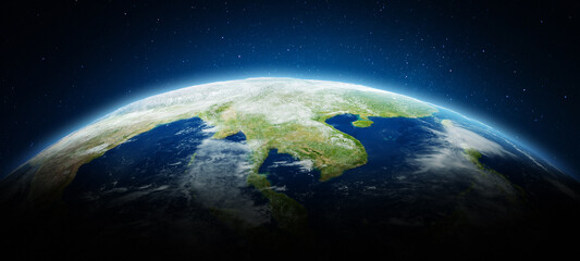 South-East Asia - planet Earth