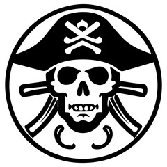 pirate symbol logo icon