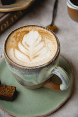 cup of cappuccino