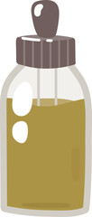 Essential oil bottle illustration