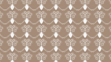 Minimalistic abstract floral pattern. Pastel boho background in minimalist. Suit for presentation, backgrounds, wallpapers, textiles, and fashion for your designs. Vector illustration.