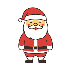 Santa Claus simple vector