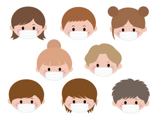 子供・顔マスク