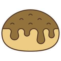 illustration of bread bun