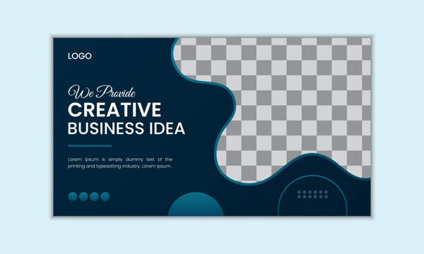 Professional you tube thumbnail design template.