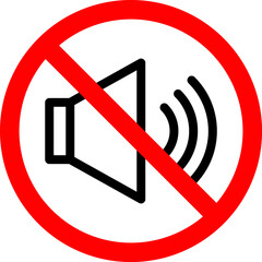 Muted Speaker Icon. Volume off icon. Vector illustration