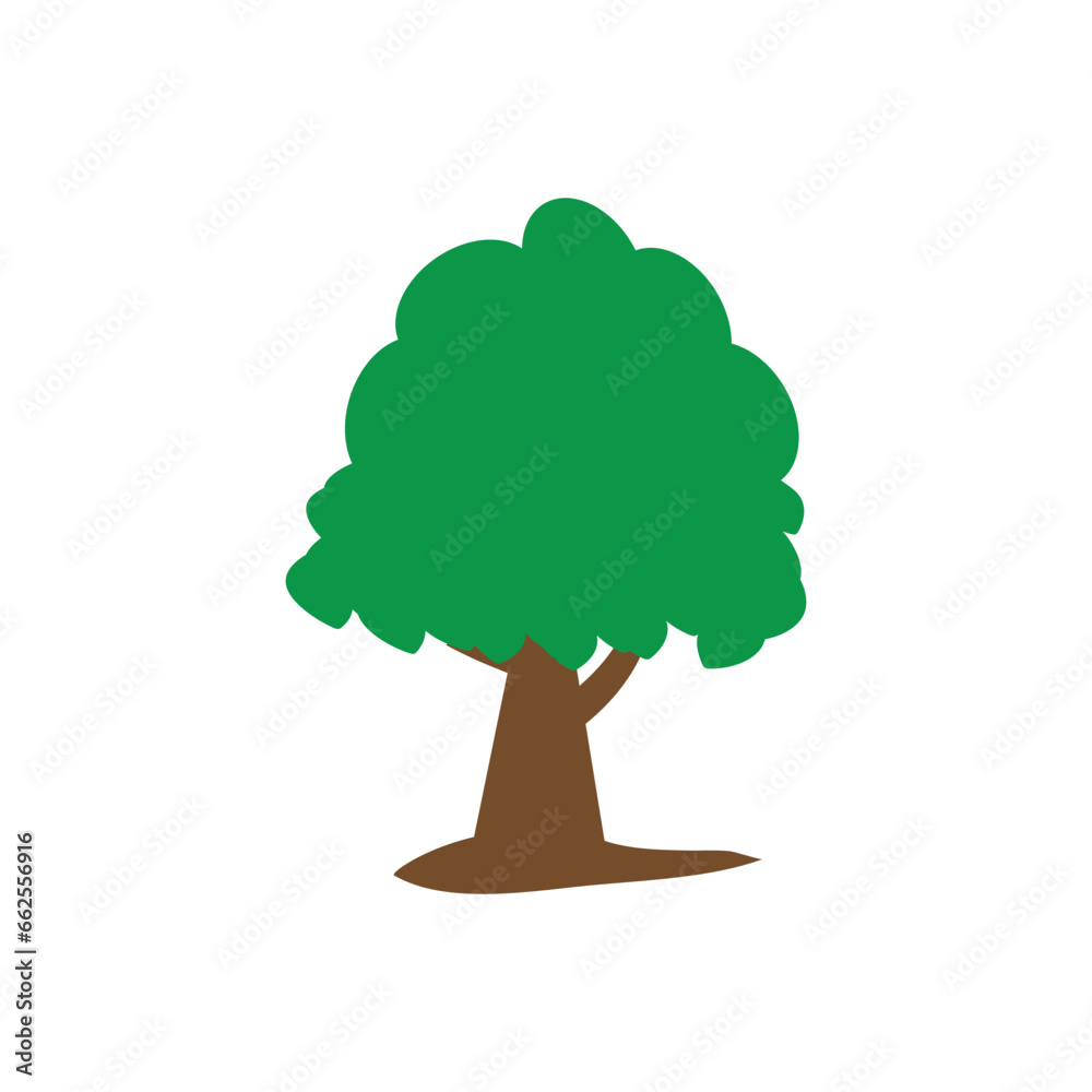 Wall mural tree logo icon