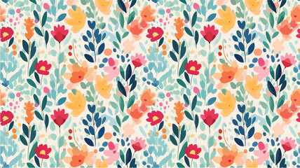 seamless ditsy flowers repeating pattern, tiny flowers pattern, ditsy, liberty , meadow, floral - obrazy, fototapety, plakaty
