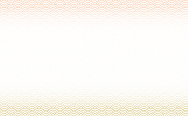 ベージュの青海波の背景