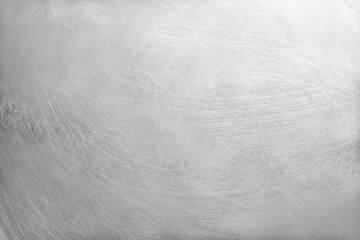 texture of old aluminum metal with scratch for background. - obrazy, fototapety, plakaty