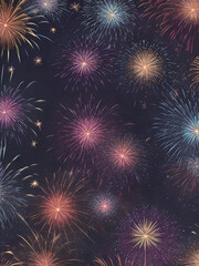 Fototapeta premium fireworks celebration