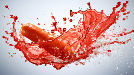 Ketchup splash air