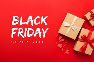 Fototapeta na wymiar Eye-Catching Black Friday Sale Background Social Media Banner Design sale offer 