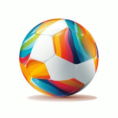Obraz premium White Background Ball Graphic Vector