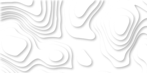 Gray and white seamless papercut background 3d realistic design use for ads banner and advertising print design vector. 3d topography relief. Vector topographic illustration.