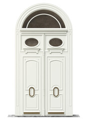 Entrance classic doors for the house