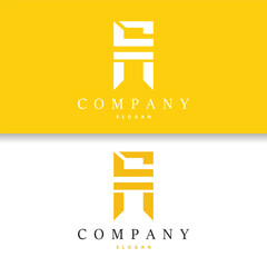 Minimalist HS Letter Logo, SH Logo Modern and Luxury Icon Vector Template Element