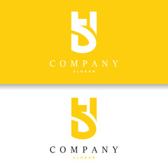 Minimalist HS Letter Logo, SH Logo Modern and Luxury Icon Vector Template Element