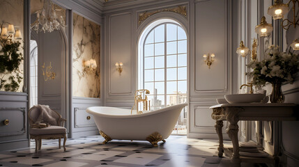Bathroom designs with traditional elements